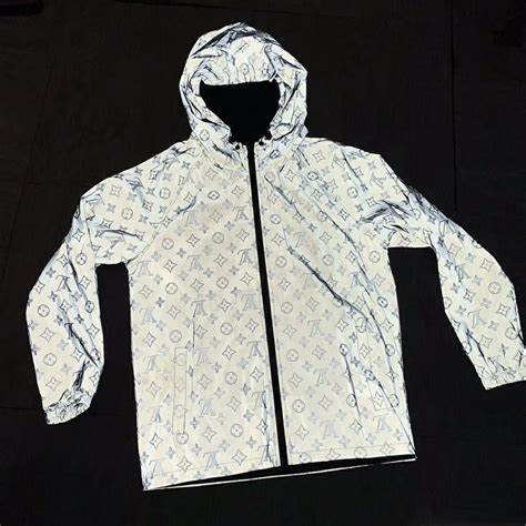 lv jacket reflective|Lv windbreaker jacket.